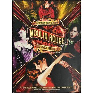 Moulin Rouge (DVD, 2001, 2-Disc Deluxe Edition) Nicole Kidman, Ewan McGregor